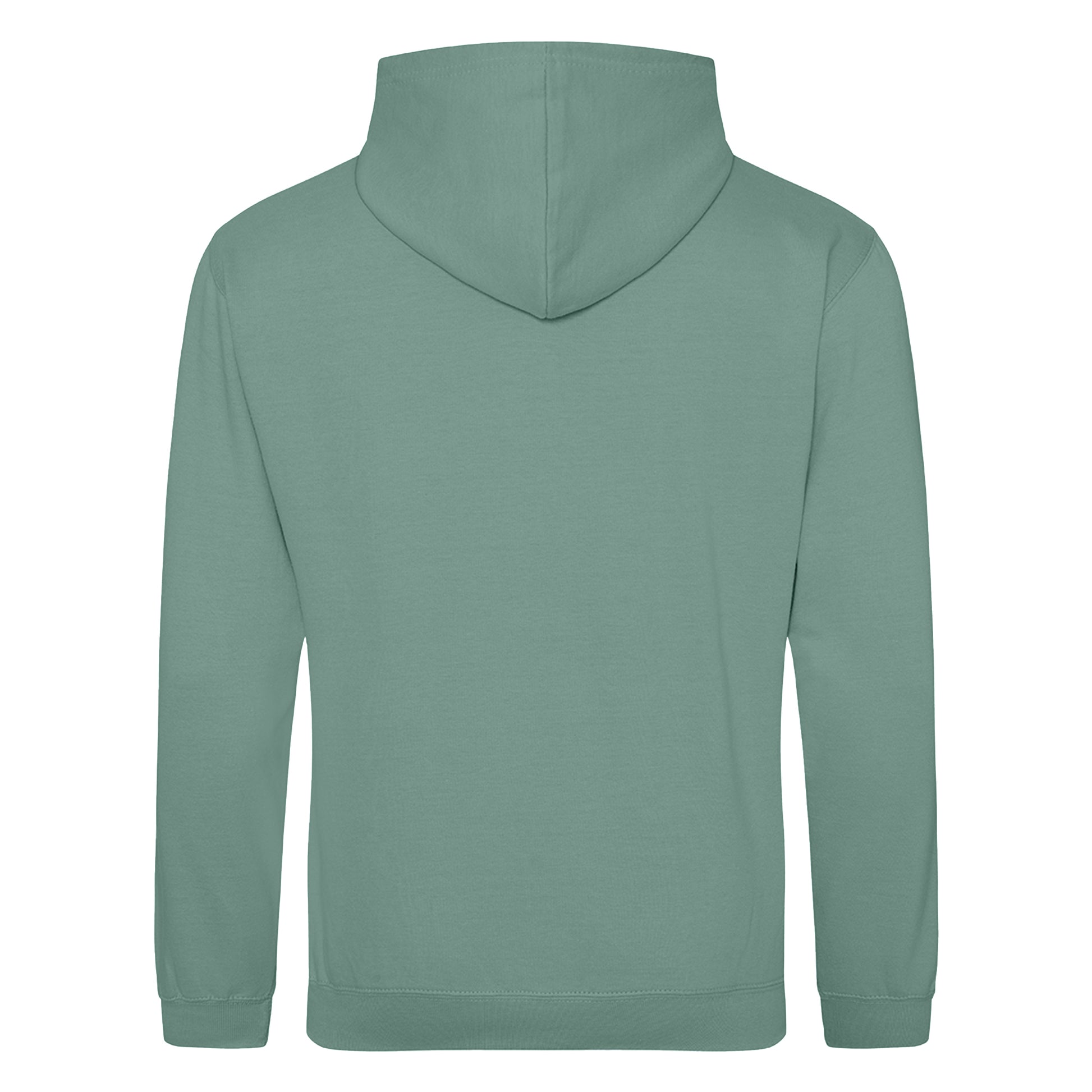 Moss Green - Back - Awdis Unisex College Hooded Sweatshirt - Hoodie