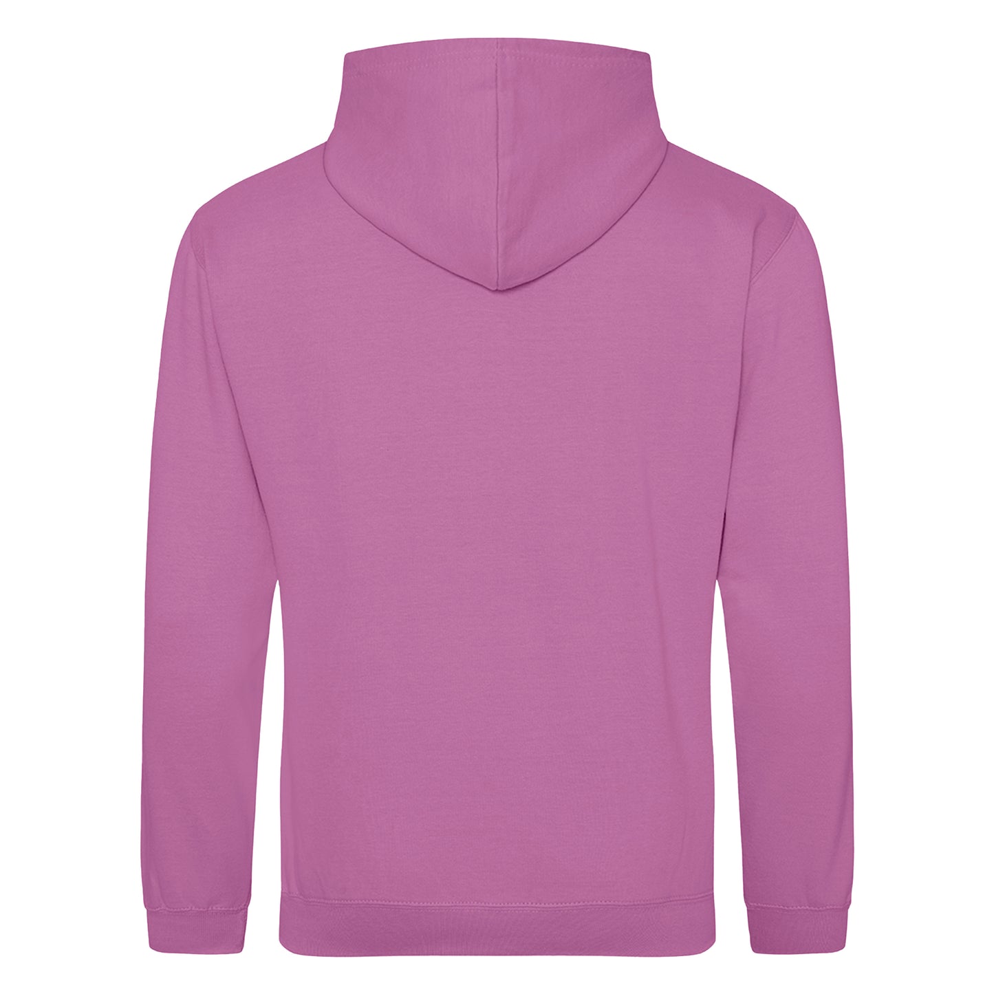 Pinky Purple - Back - Awdis Unisex College Hooded Sweatshirt - Hoodie