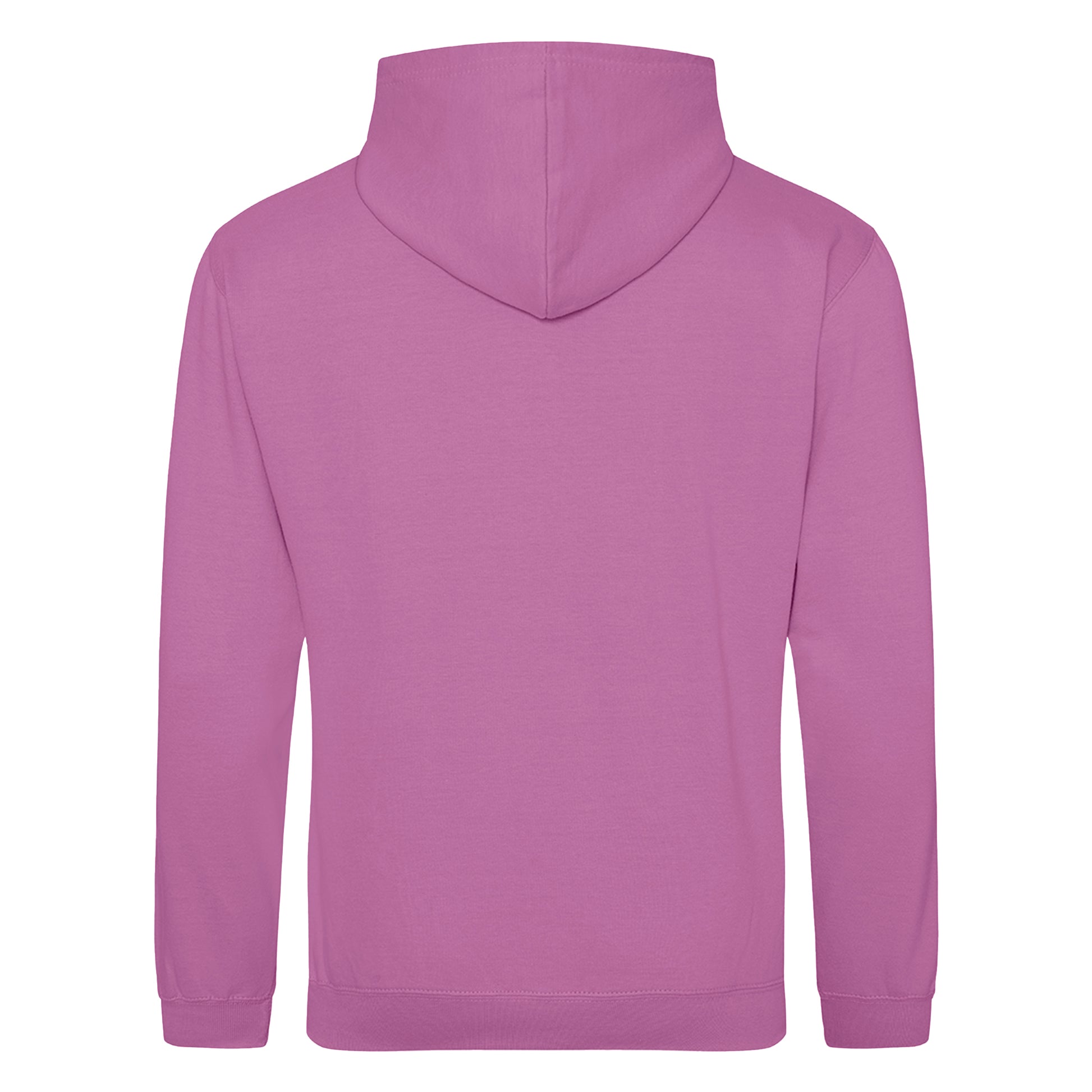 Pinky Purple - Back - Awdis Unisex College Hooded Sweatshirt - Hoodie