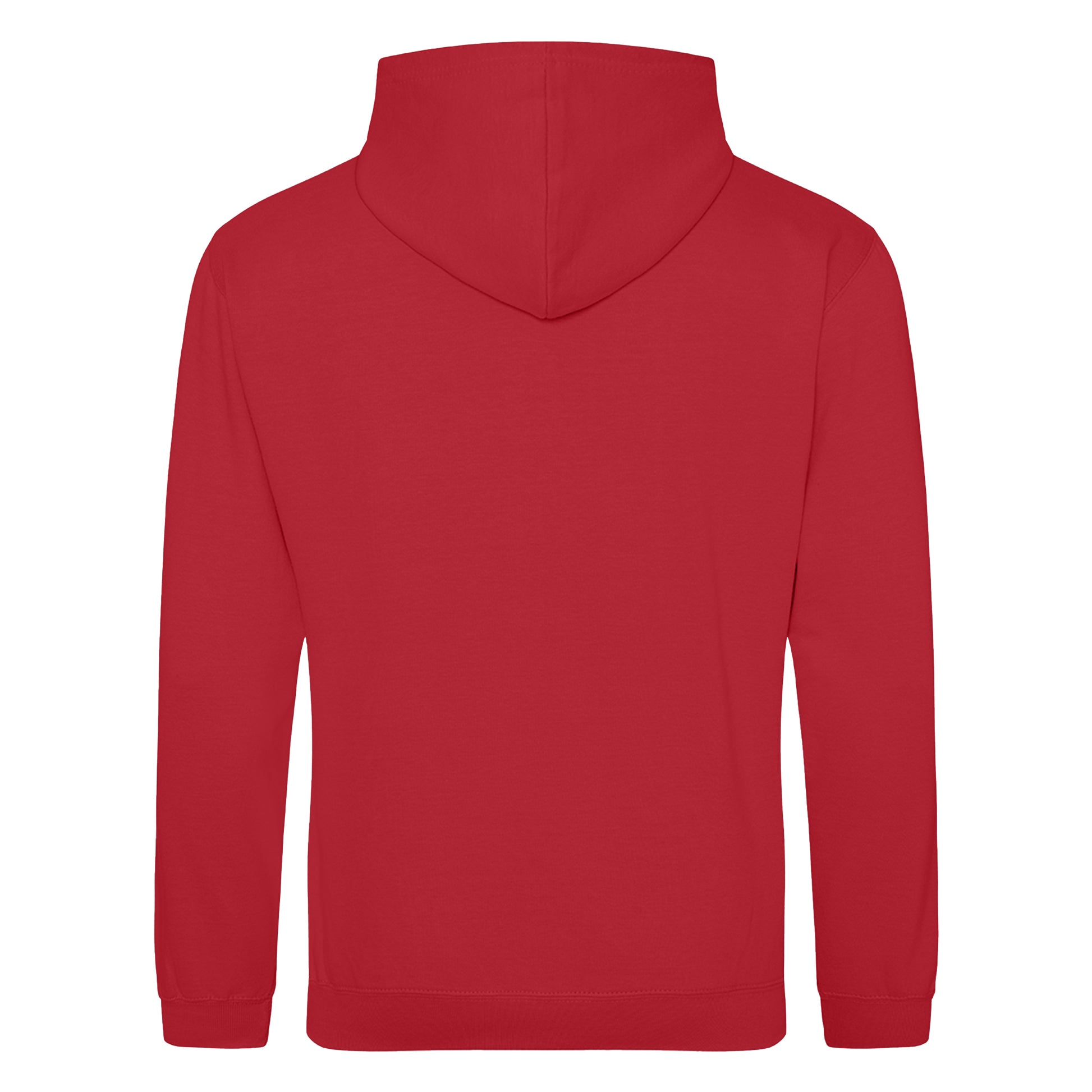 Red Hot Chilli - Back - Awdis Unisex College Hooded Sweatshirt - Hoodie
