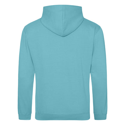 Sky Blue - Back - Awdis Unisex College Hooded Sweatshirt - Hoodie