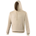 Desert Sand - Back - Awdis Unisex College Hooded Sweatshirt - Hoodie