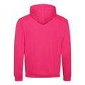 Hot Pink - French Navy - Back - Awdis Varsity Hooded Sweatshirt - Hoodie