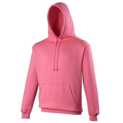 Electric Pink - Front - Awdis Unisex Electric Hooded Sweatshirt - Hoodie