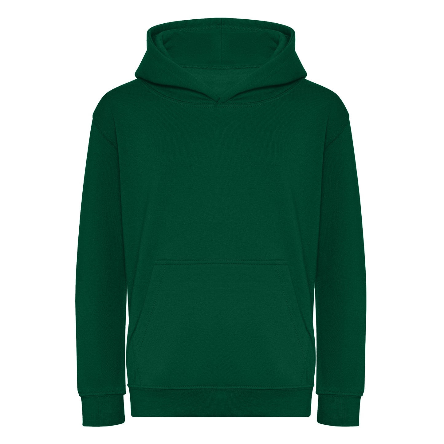 Rainforest Green - Front - Awdis Kids Unisex Hooded Sweatshirt - Hoodie - Schoolwear