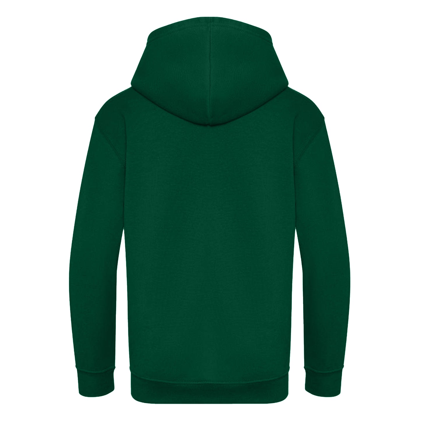 Rainforest Green - Back - Awdis Kids Unisex Hooded Sweatshirt - Hoodie - Schoolwear