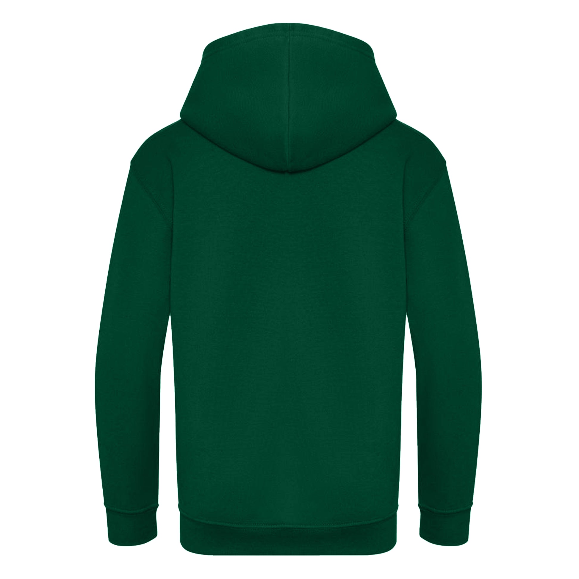 Rainforest Green - Back - Awdis Kids Unisex Hooded Sweatshirt - Hoodie - Schoolwear