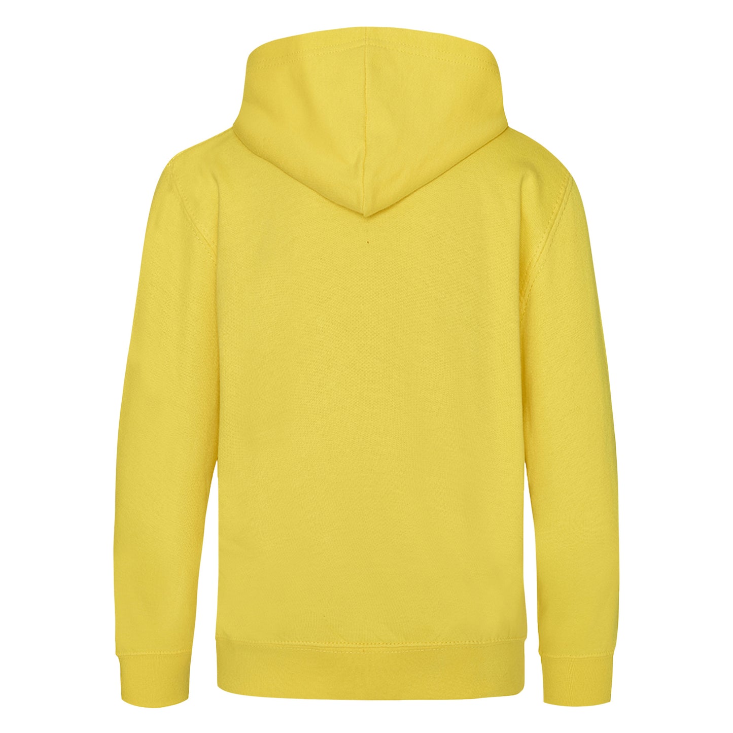 Sun Yellow - Back - Awdis Kids Unisex Hooded Sweatshirt - Hoodie - Schoolwear