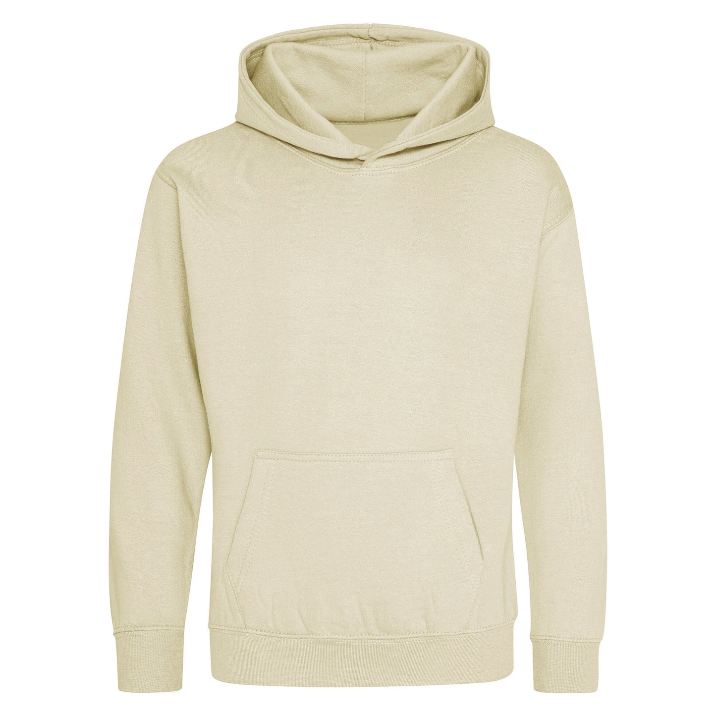 Desert Sand - Front - Awdis Kids Unisex Hooded Sweatshirt - Hoodie - Schoolwear