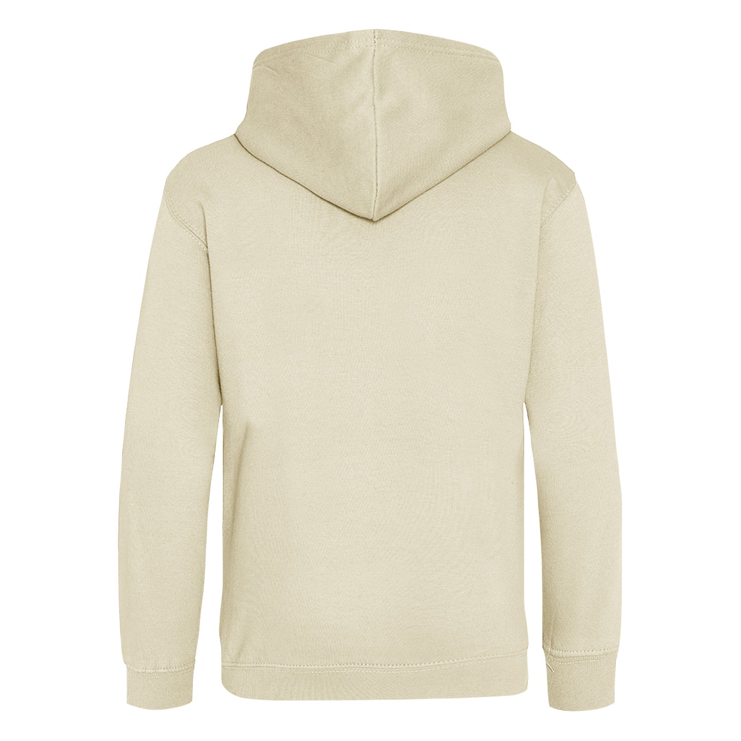 Desert Sand - Back - Awdis Kids Unisex Hooded Sweatshirt - Hoodie - Schoolwear