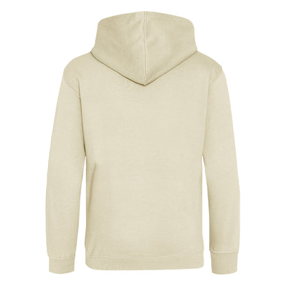 Desert Sand - Back - Awdis Kids Unisex Hooded Sweatshirt - Hoodie - Schoolwear