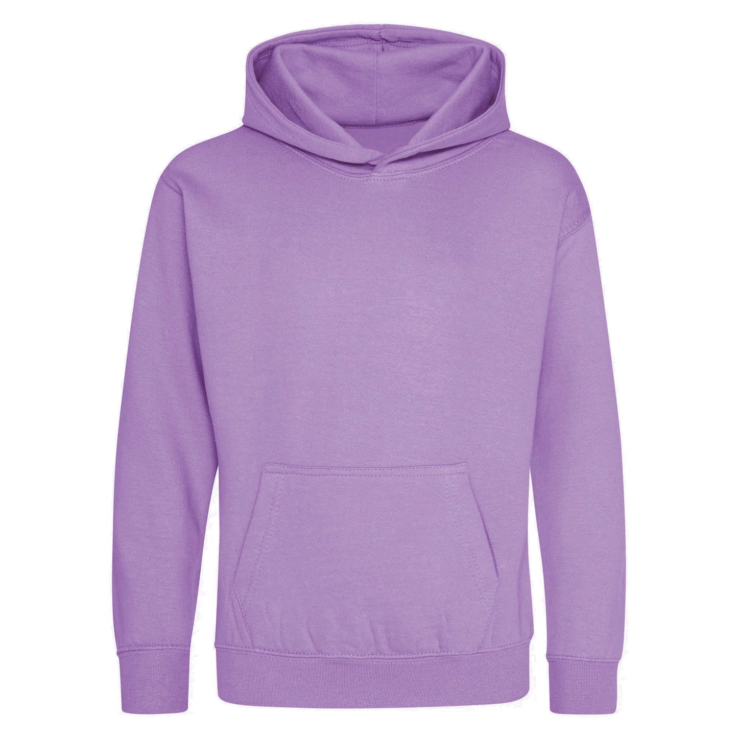 Digital Lavender - Front - Awdis Kids Unisex Hooded Sweatshirt - Hoodie - Schoolwear
