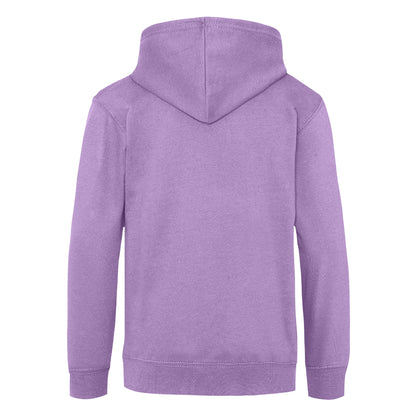 Digital Lavender - Back - Awdis Kids Unisex Hooded Sweatshirt - Hoodie - Schoolwear