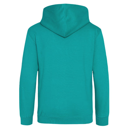 Jade - Back - Awdis Kids Unisex Hooded Sweatshirt - Hoodie - Schoolwear