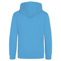 Sapphire Blue - Back - Awdis Kids Unisex Hooded Sweatshirt - Hoodie - Schoolwear