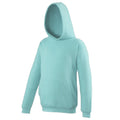 Peppermint - Front - Awdis Kids Unisex Hooded Sweatshirt - Hoodie - Schoolwear