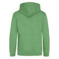 Dusty Green - Back - Awdis Kids Unisex Hooded Sweatshirt - Hoodie - Schoolwear