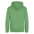 Dusty Green - Back - Awdis Kids Unisex Hooded Sweatshirt - Hoodie - Schoolwear