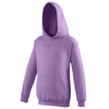 Digital Lavender - Front - Awdis Kids Unisex Hooded Sweatshirt - Hoodie - Schoolwear