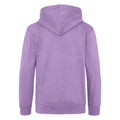 Digital Lavender - Back - Awdis Kids Unisex Hooded Sweatshirt - Hoodie - Schoolwear