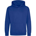 Bright Royal - Front - Awdis Kids Unisex Hooded Sweatshirt - Hoodie - Schoolwear
