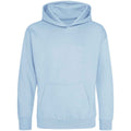 Ice Blue - Front - Awdis Kids Unisex Hooded Sweatshirt - Hoodie - Schoolwear