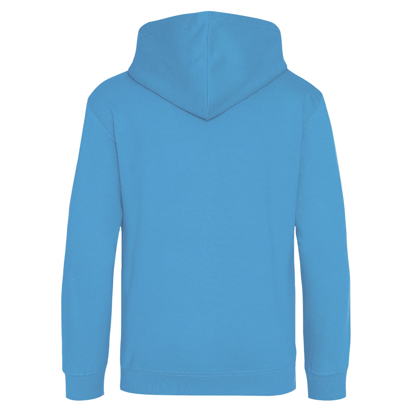 Sapphire Blue - Back - Awdis Kids Unisex Hooded Sweatshirt - Hoodie - Schoolwear