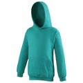 Jade - Front - Awdis Kids Unisex Hooded Sweatshirt - Hoodie - Schoolwear