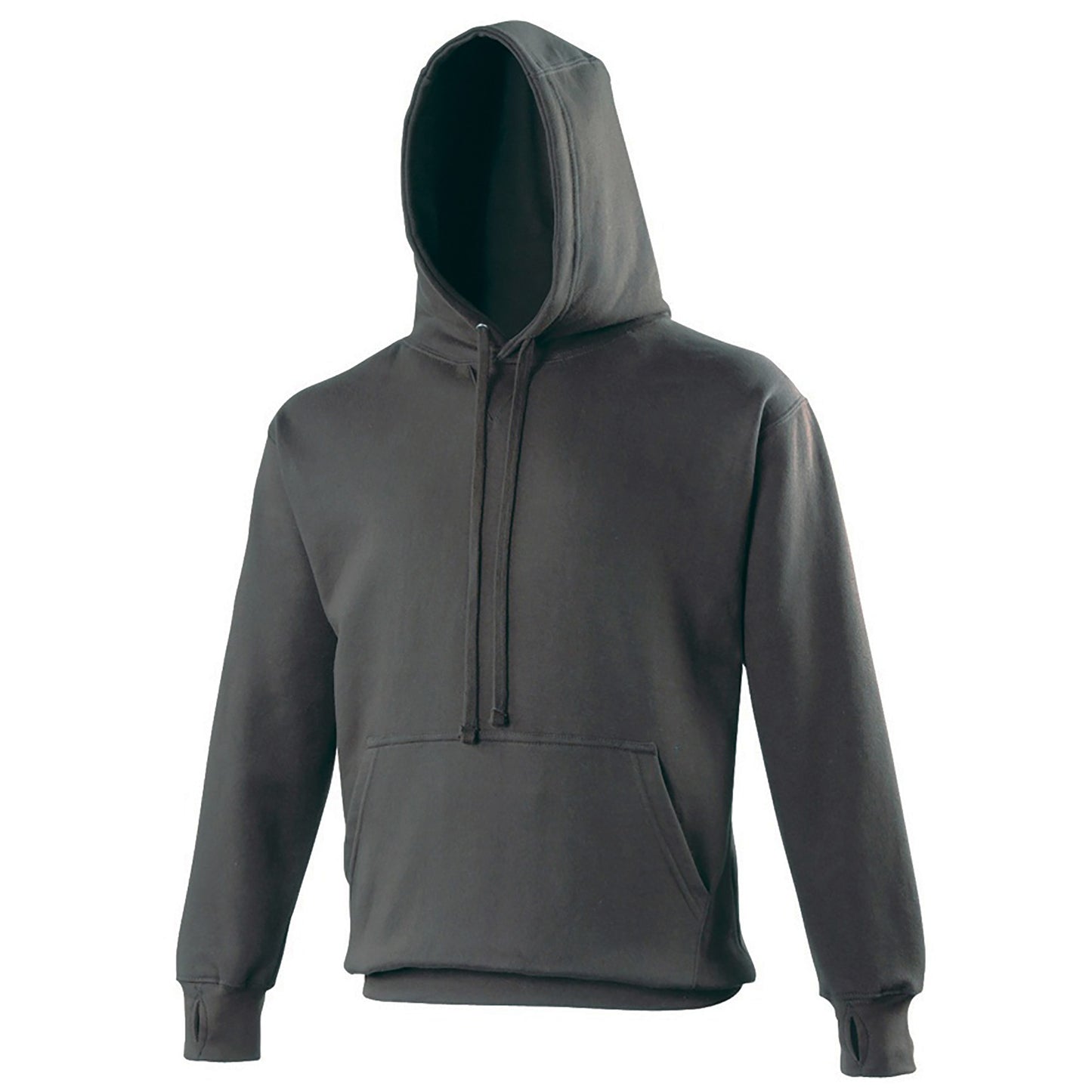 Charcoal - Front - Awdis Mens Street Hooded Sweatshirt - Hoodie