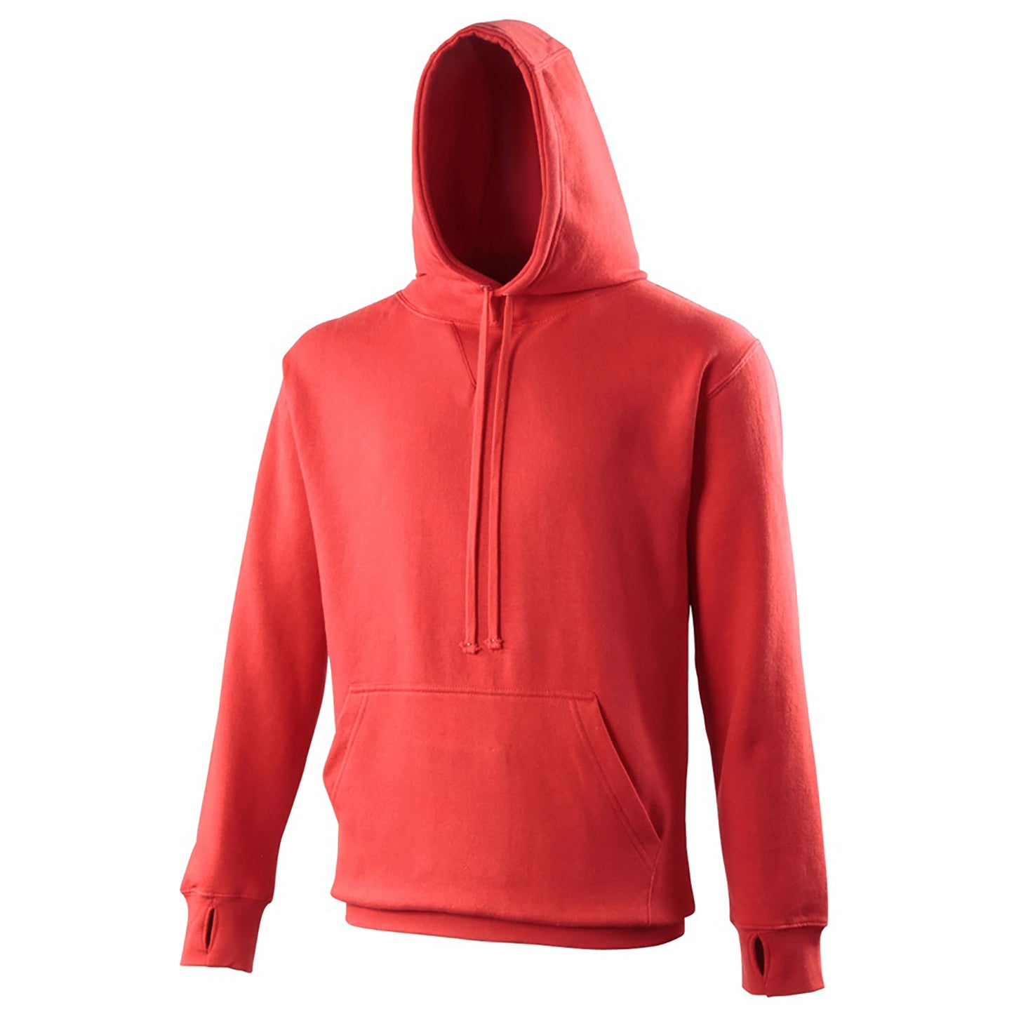 Fire Red - Front - Awdis Mens Street Hooded Sweatshirt - Hoodie