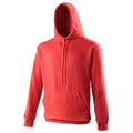 Fire Red - Front - Awdis Mens Street Hooded Sweatshirt - Hoodie