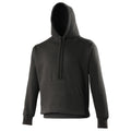 Jet Black - Front - Awdis Mens Street Hooded Sweatshirt - Hoodie