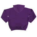Purple - Sun Yellow - Back - Awdis Kids Varsity Hooded Sweatshirt - Hoodie - Schoolwear