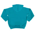 Sapphire Blue - Heather Grey - Back - Awdis Kids Varsity Hooded Sweatshirt - Hoodie - Schoolwear