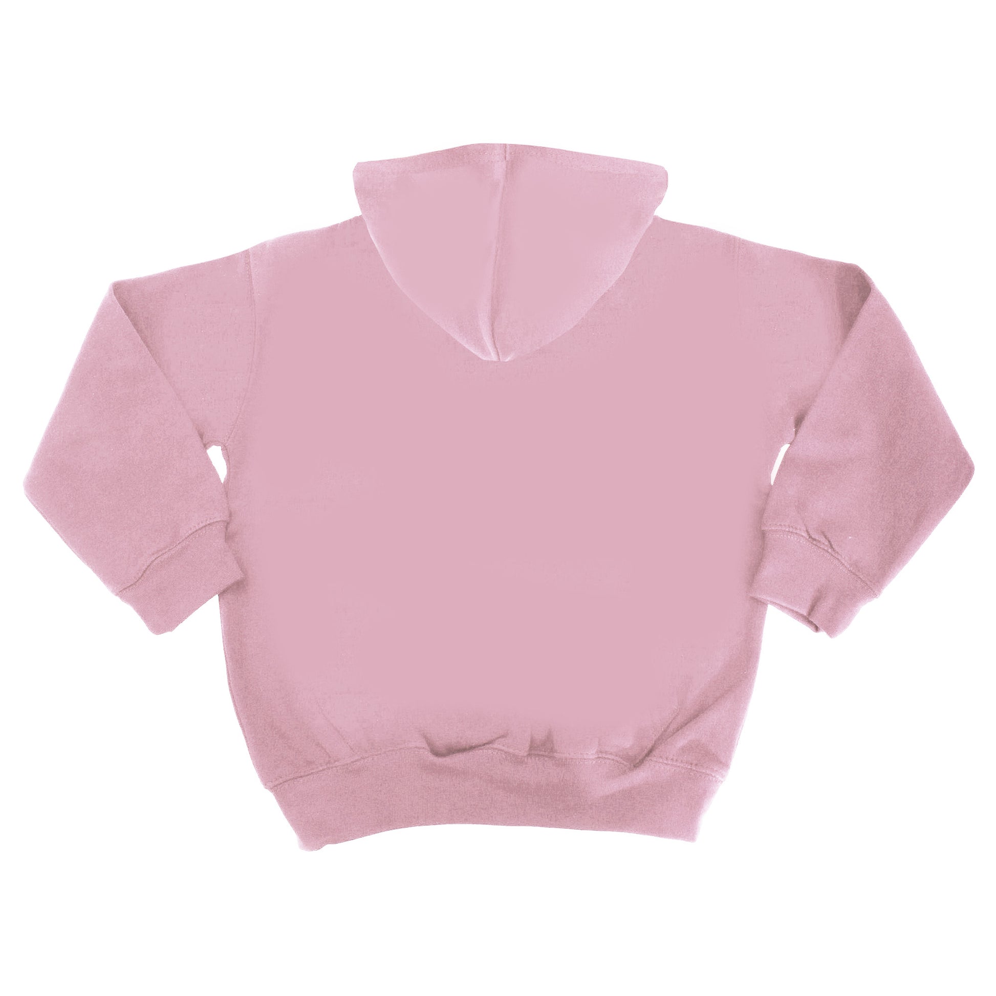Baby Pink-Arctic White - Back - Awdis Kids Varsity Hooded Sweatshirt - Hoodie - Schoolwear