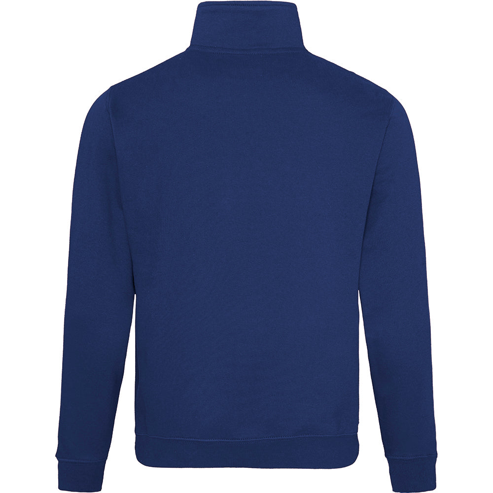 New French Navy - Back - Awdis Mens Plain Sophomore ¼ Zip Sweatshirt