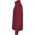 Burgundy - Side - Awdis Mens Plain Sophomore ¼ Zip Sweatshirt