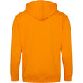 Orange Crush - Side - Awdis Plain Mens Hooded Full Zip Hoodie - Zoodie