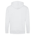 Arctic White - Back - Awdis Plain Mens Hooded Full Zip Hoodie - Zoodie