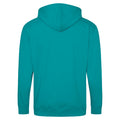 Forest Green - Front - Awdis Plain Mens Hooded Full Zip Hoodie - Zoodie