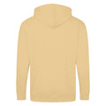 Sand - Back - Awdis Plain Mens Hooded Full Zip Hoodie - Zoodie