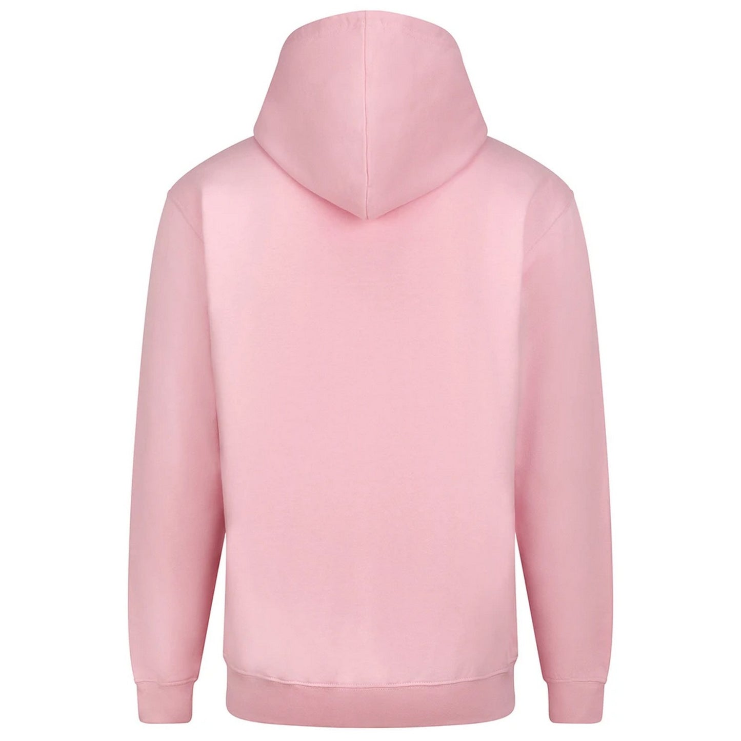 Baby Pink - Back - Awdis Plain Mens Hooded Full Zip Hoodie - Zoodie