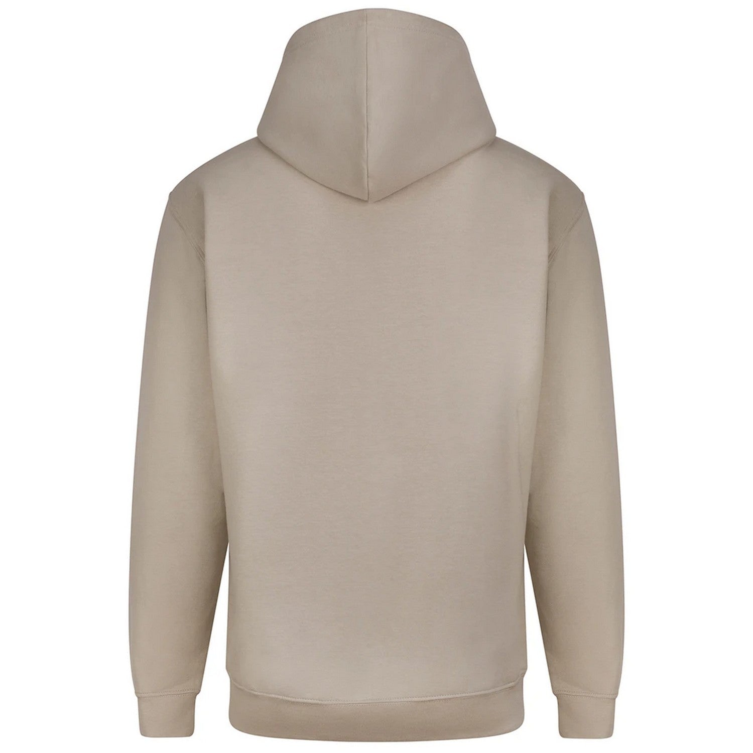 Natural Stone - Back - Awdis Plain Mens Hooded Full Zip Hoodie - Zoodie