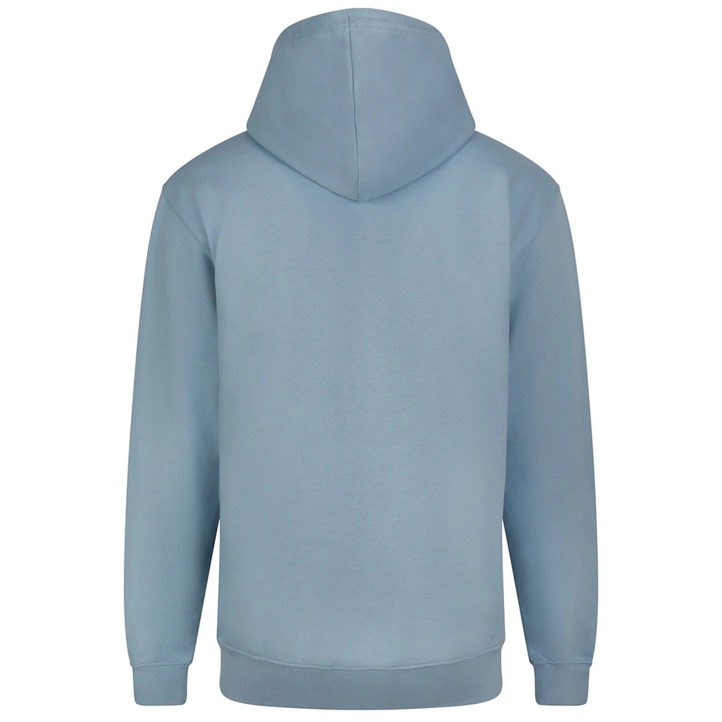 Sky Blue - Back - Awdis Plain Mens Hooded Full Zip Hoodie - Zoodie