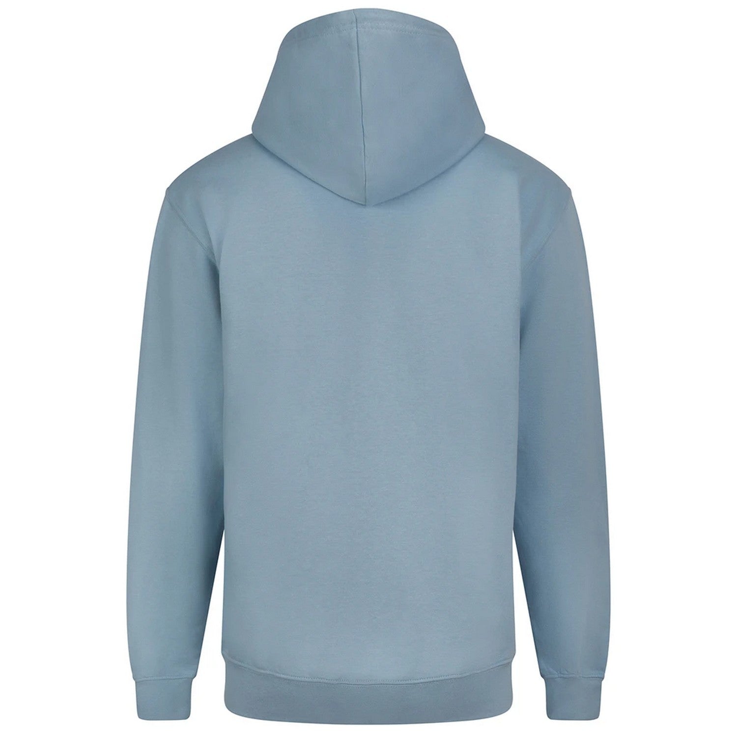 Sky Blue - Back - Awdis Plain Mens Hooded Full Zip Hoodie - Zoodie
