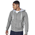 Charcoal - Back - Awdis Chunky Premium Heavyweight Hooded Sweatshirt - Hoodie - Zoodie