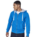 Sapphire Blue - Back - Awdis Chunky Premium Heavyweight Hooded Sweatshirt - Hoodie - Zoodie