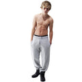 Heather Grey - Side - Awdis Mens Heavyweight Campus Sweatpants - Jogging Bottoms