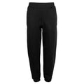 Deep Black - Front - Awdis College Cuffed Sweatpants - Jogging Bottoms