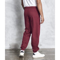 Burgundy - Back - Awdis College Cuffed Sweatpants - Jogging Bottoms